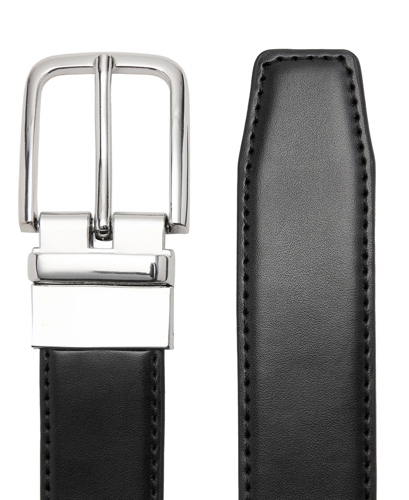 Mango Men's Reversible Suit Leather Belt