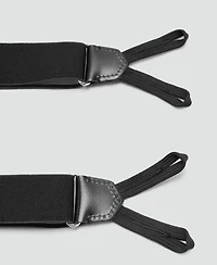 Mango Men's Adjustable Elastic Suspender Strap
