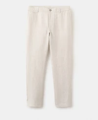 Mango Men's Slim-Fit Linen Pants