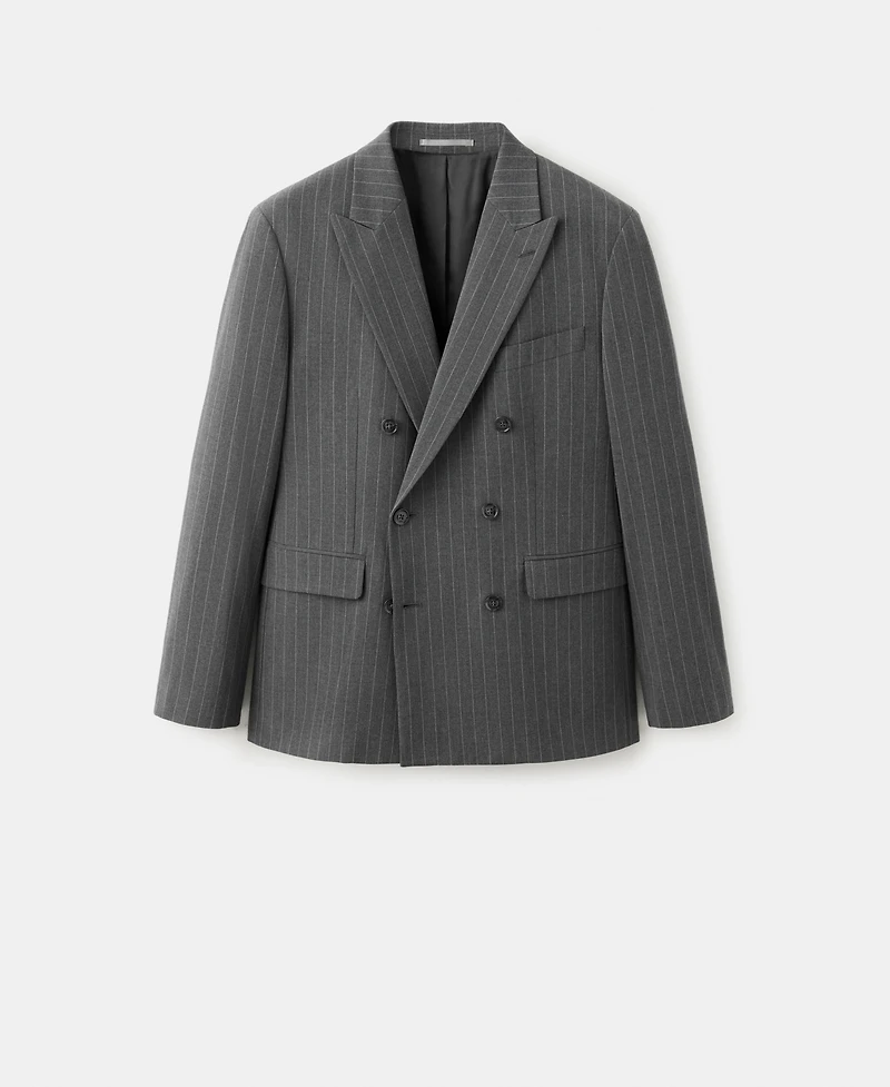 Mango Men's Monaco Double-Breasted Slim-Fit Suit Blazer