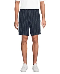 Lands' End Men's 7" Linen Cotton Elastic Waist Short