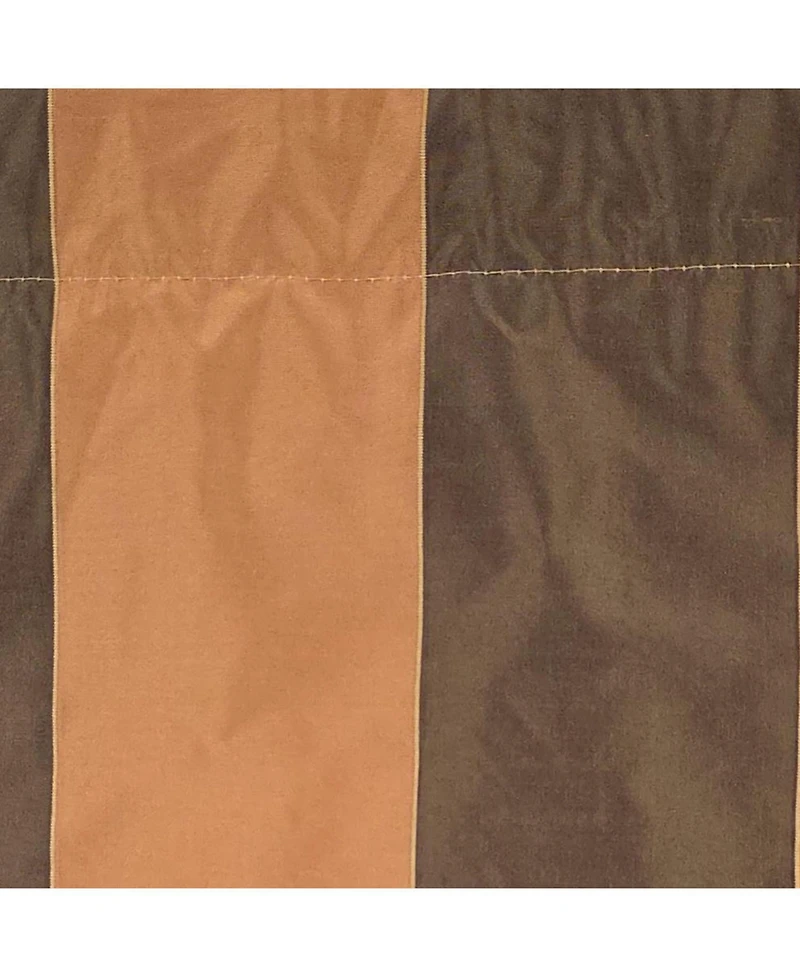 Rlf Home Pascal Stripe Tailored Window Valance Cotton Lined Rod Pocket