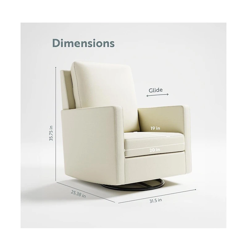 Storkcraft Calabasas Swivel Glider