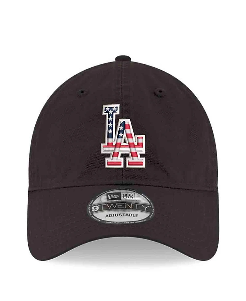 New Era Men's Black Los Angeles Dodgers America 250 9TWENTY Adjustable Hat