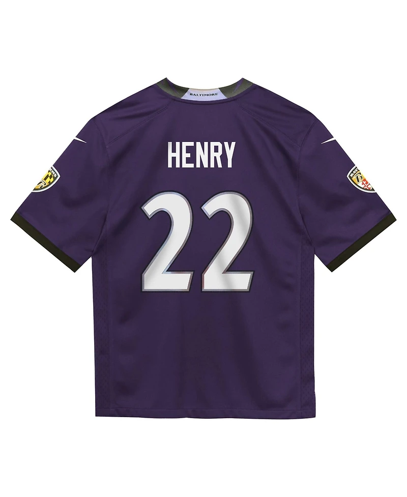 Nike Preschool Derrick Henry Purple Baltimore Ravens Team Game Jersey