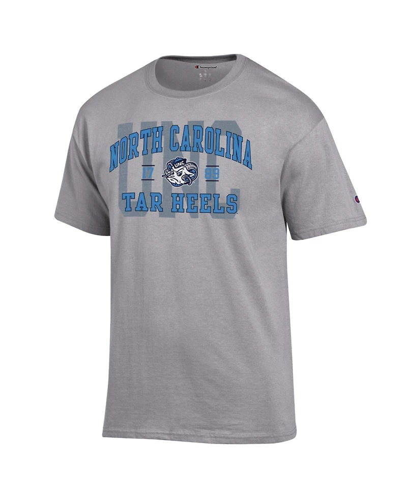 Champion Men's Heather Gray North Carolina Tar Heels Varsity T-Shirt