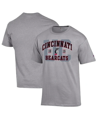 Champion Men's Heather Gray Cincinnati Bearcats Varsity T-Shirt