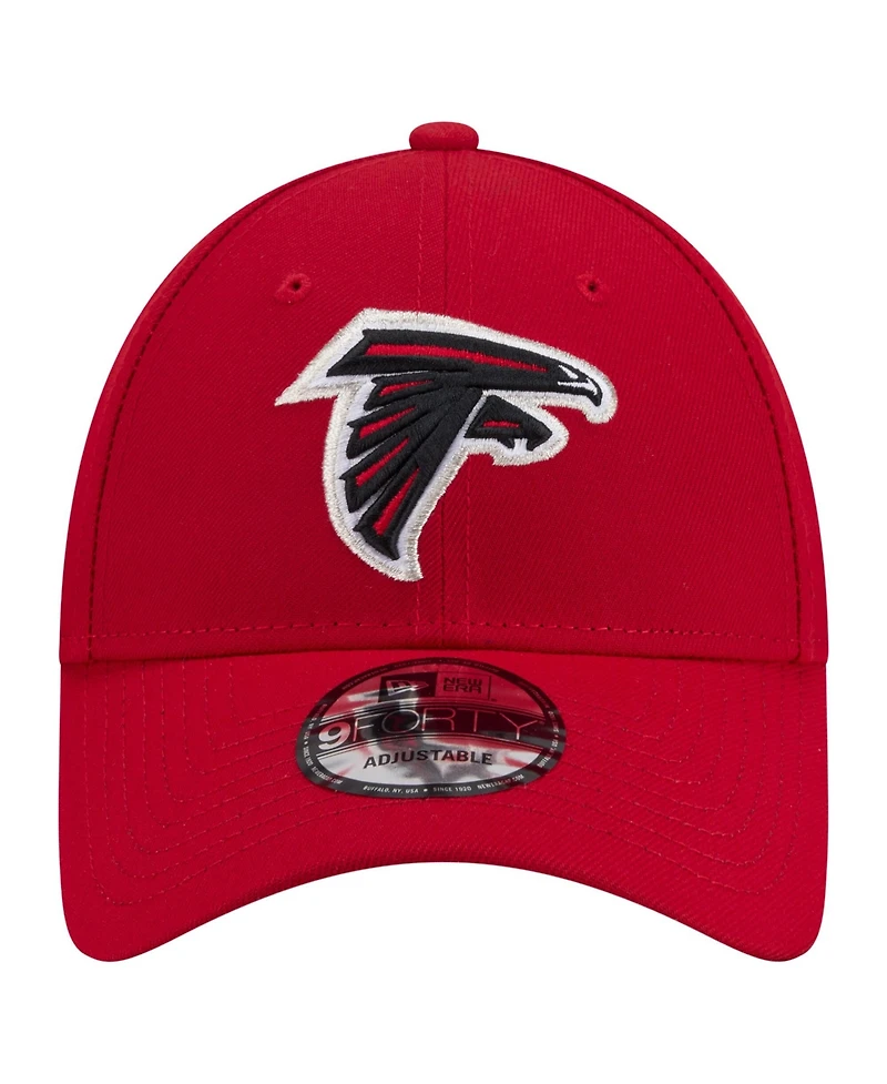 New Era Men's Red Atlanta Falcons Core Team 9FORTY Adjustable Hat
