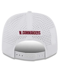 New Era Men's White Washington Commanders Name Plate 9SEVENTY Adjustable Hat
