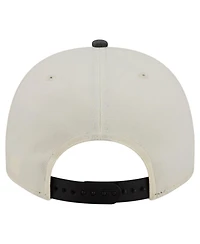 New Era Men's Cream/Black Cincinnati Bengals Washed A-Frame 9FIFTY Snapback Hat