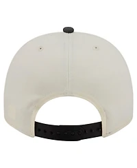 New Era Men's Cream/Black Las Vegas Raiders Washed A-Frame 9FIFTY Snapback Hat