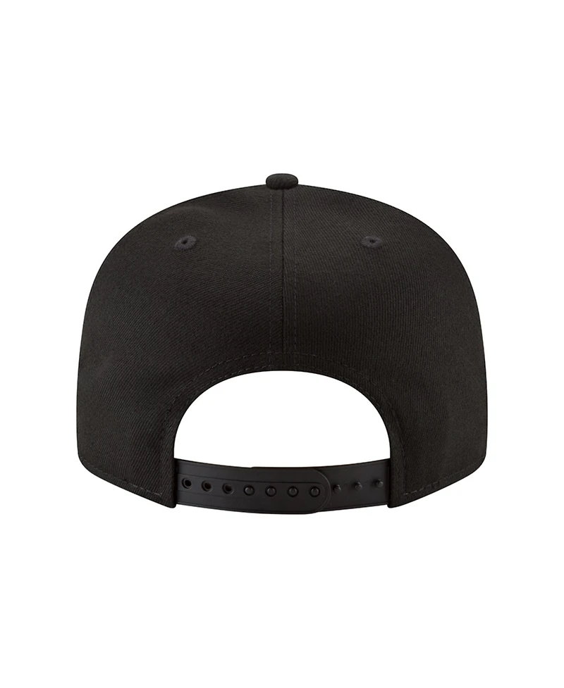 New Era Men's Black Los Angeles Dodgers 2024/25 Back-to-Back s Diamond Side Patch 9FIFTY Snapback Hat