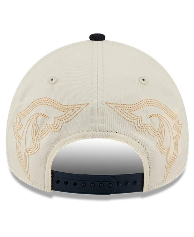 New Era Men's Stone New York Yankees Western Stitch 9FORTY A-Frame Adjustable Hat