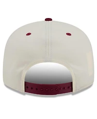 New Era Men's Cream Washington Commanders Oversized Slogan 9FIFTY Snapback Hat