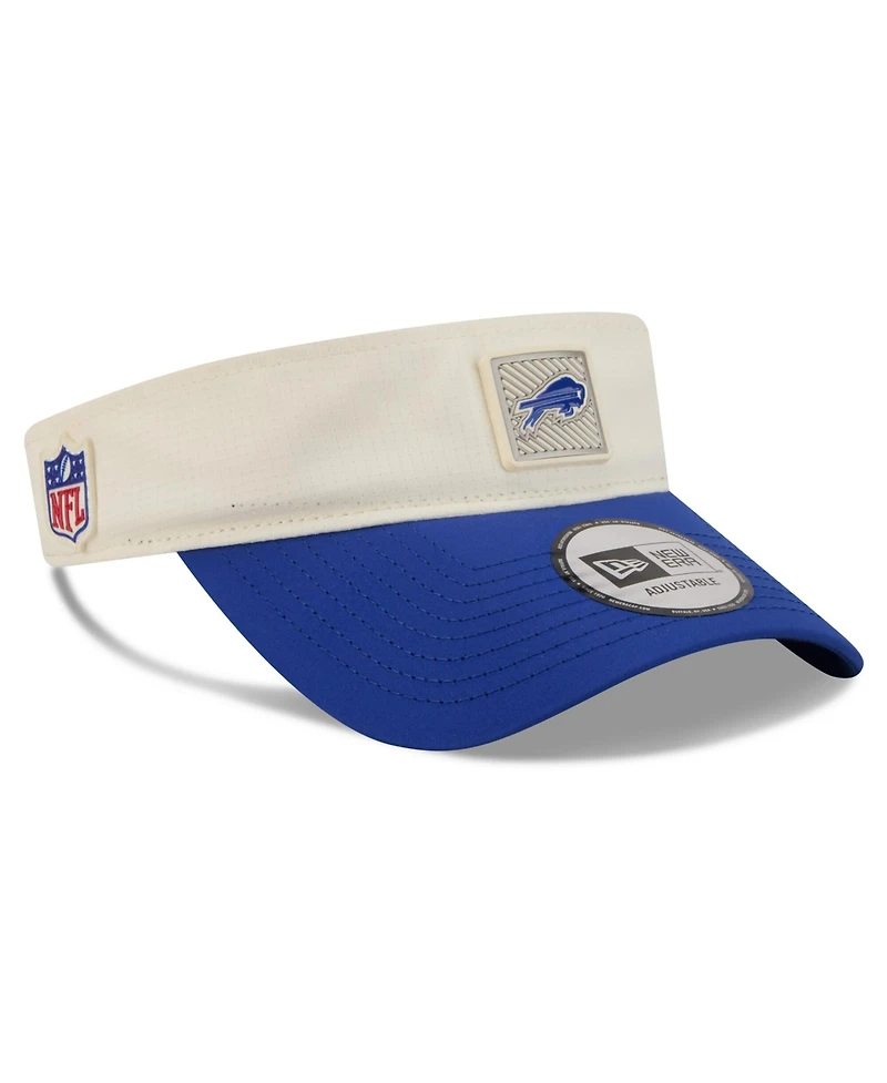 New Era Men's Cream/Royal Buffalo Bills 2026 Nfl Training Camp Adjustable Visor