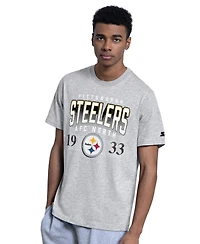 Starter Men's 2-pack Black/Gray Pittsburgh Steelers Logo T-Shirt