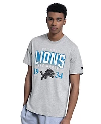 Starter Men's 2-pack Black/Gray Detroit Lions Throwback Logo T-Shirt