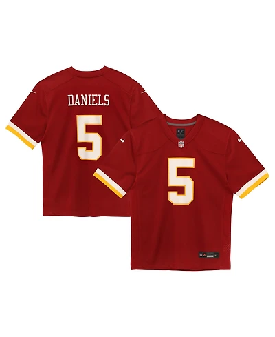 Nike Preschool Jayden Daniels Burgundy Washington Commanders Team Game Jersey