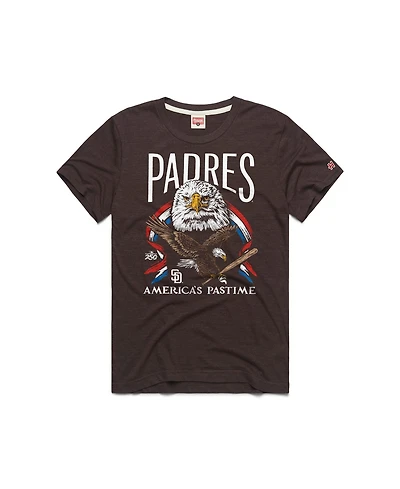 Homage Men's Brown San Diego Padres America's Pastime Tri-Blend T-Shirt