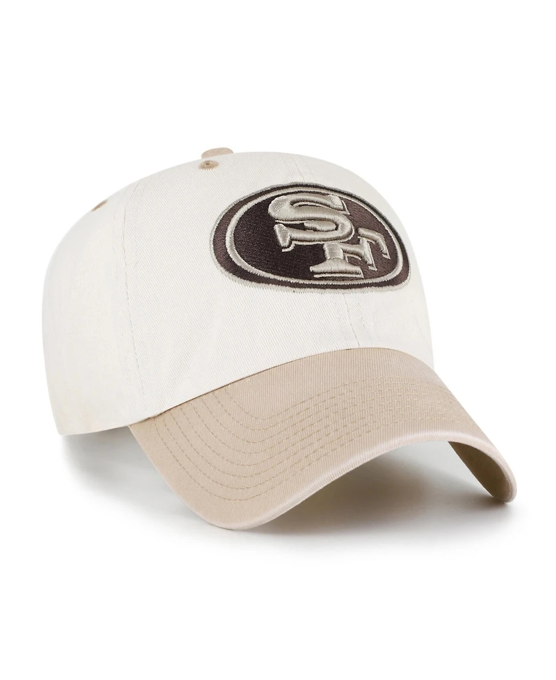 '47 Brand Men's Natural/Tan San Francisco 49ers Neutral Terrain Clean Up Adjustable Hat
