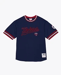 Mitchell & Ness Men's Navy Minnesota Twins Wild Pitch Ringer T-Shirt