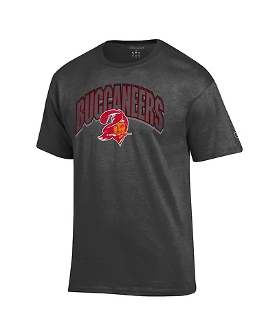Champion Men's Heather Charcoal Tampa Bay Buccaneers Jersey T-Shirt