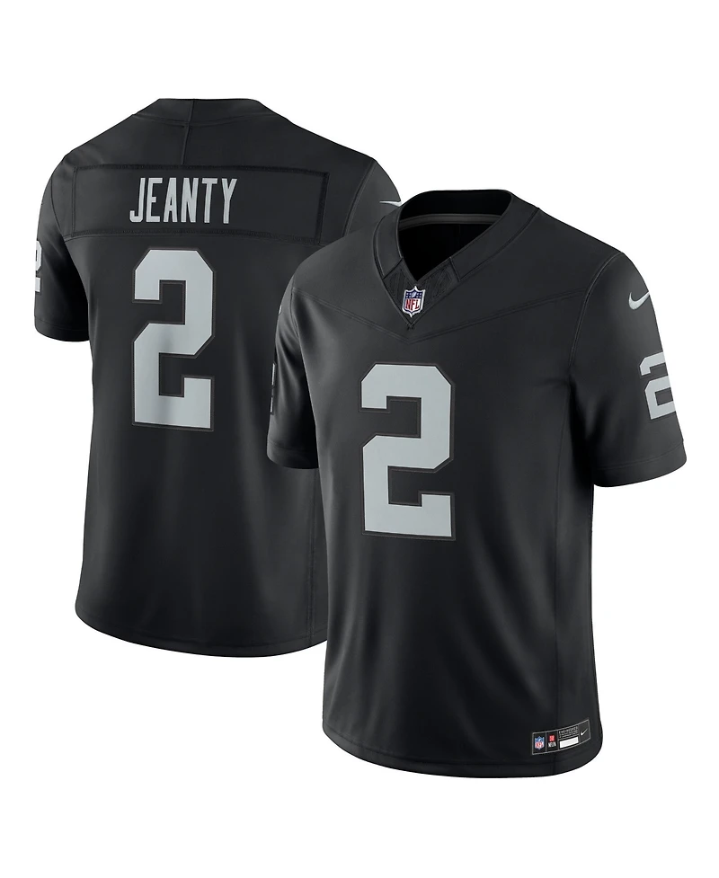 Nike Men's Ashton Jeanty Black Las Vegas Raiders Vapor F.u.s.e. Stitched Limited Jersey