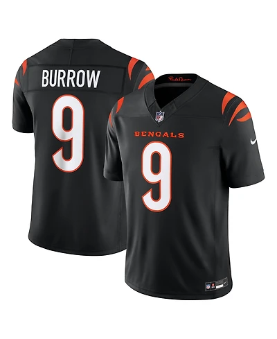 Nike Men's Joe Burrow Black Cincinnati Bengals Vapor F.u.s.e. Stitched Limited Jersey