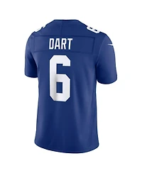 Nike Men's Jaxson Dart Royal New York Giants Vapor F.u.s.e. Stitched Limited Jersey
