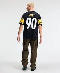 Nike Men's T.j. Watt Black Pittsburgh Steelers Vapor F.u.s.e. Stitched Limited Jersey