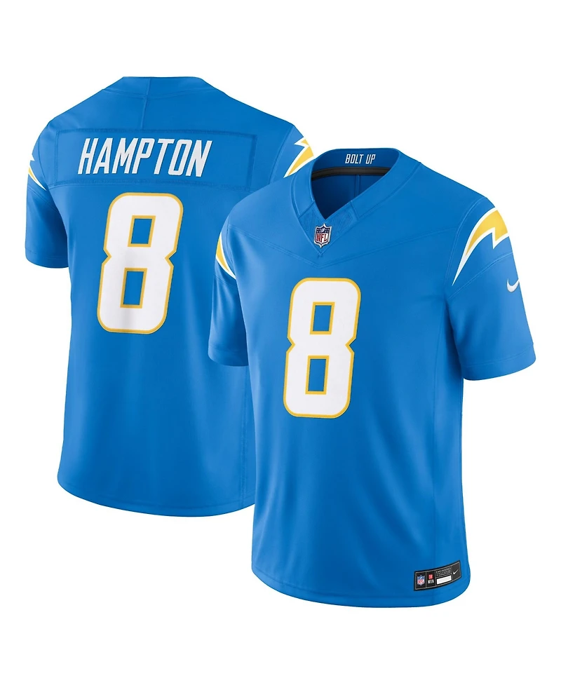 Nike Men's Omarion Hampton Powder Blue Los Angeles Chargers Vapor F.u.s.e. Stitched Limited Jersey