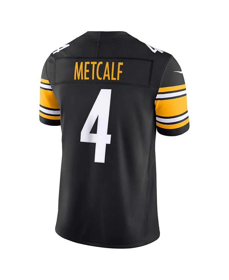 Nike Men's Dk Metcalf Black Pittsburgh Steelers Vapor F.u.s.e. Stitched Limited Jersey
