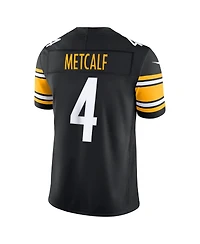 Nike Men's Dk Metcalf Black Pittsburgh Steelers Vapor F.u.s.e. Stitched Limited Jersey