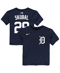 Nike Toddler Tarik Skubal Navy Detroit Tigers Name Number T-Shirt