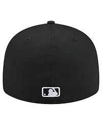 New Era Men's Black San Francisco Giants Americana Bald Eagle Pre-Curved 59FIFTY Fitted Hat
