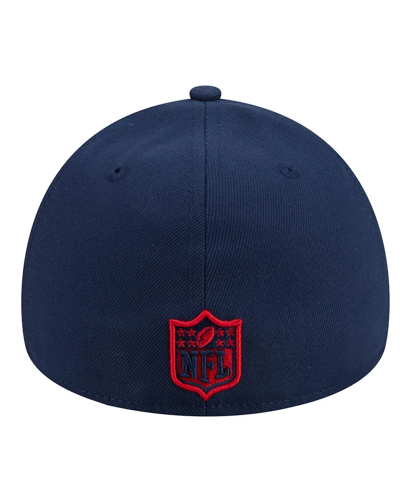 New Era Men's Navy England Patriots A-Frame 59FORTY Fitted Hat
