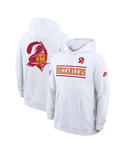 Nike Men's White Tampa Bay Buccaneers Alt Sideline Standard Issue Dri-fit Hoodie