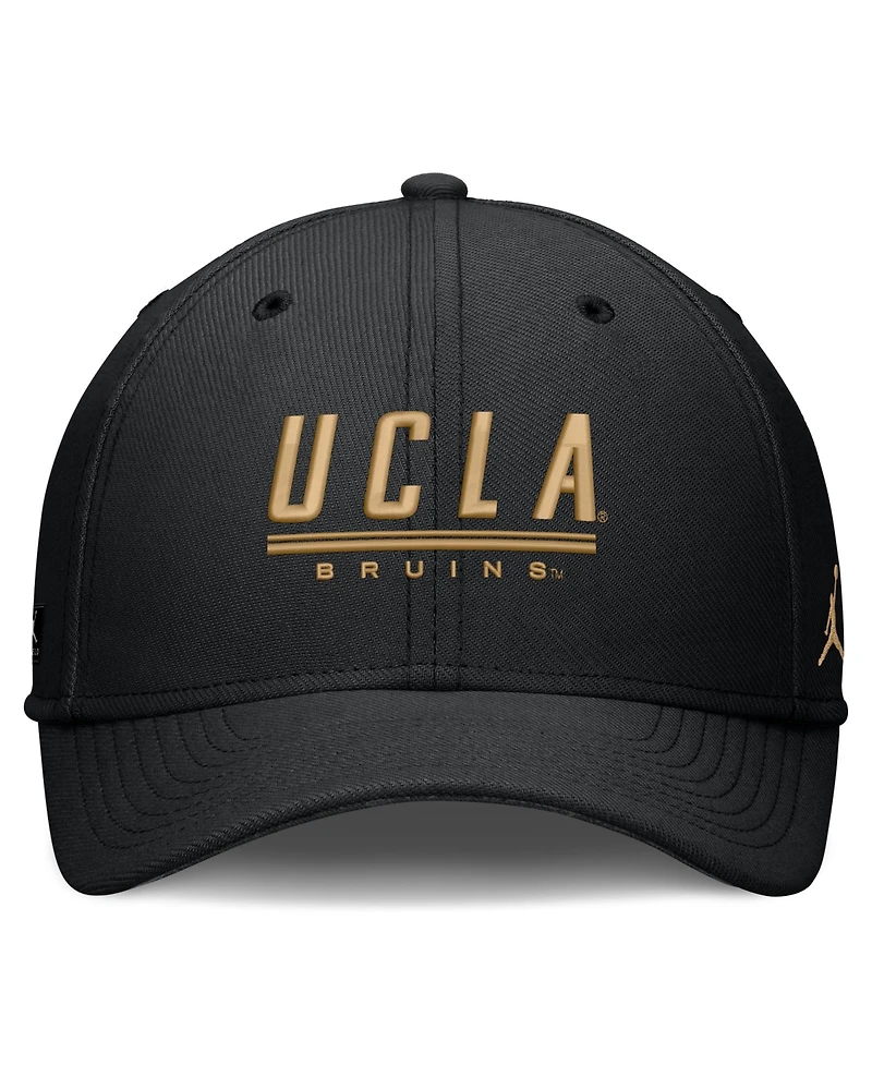 Jordan Men's Black Ucla Bruins Game Day Rise Swooshflex Hat