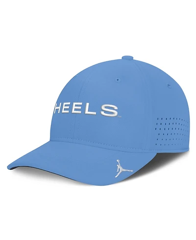 Jordan Men's Carolina Blue North Carolina Tar Heels Gameday Aerobill Swooshflex Dri-fit Hat