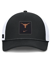 Nike Men's and Women's Black Texas Longhorns Game Day Rope Trucker Adjustable Hat