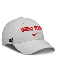 Nike Men's and Women's Gray Ohio State Buckeyes On-Field Gameday Adjustable Club Hat