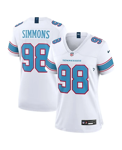 Nike Women's Jeffery Simmons White Tennessee Titans Game Jersey