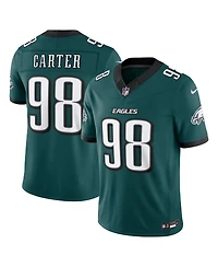 Nike Men's Jalen Carter Midnight Green Philadelphia Eagles Vapor F.u.s.e. Stitched Limited Jersey