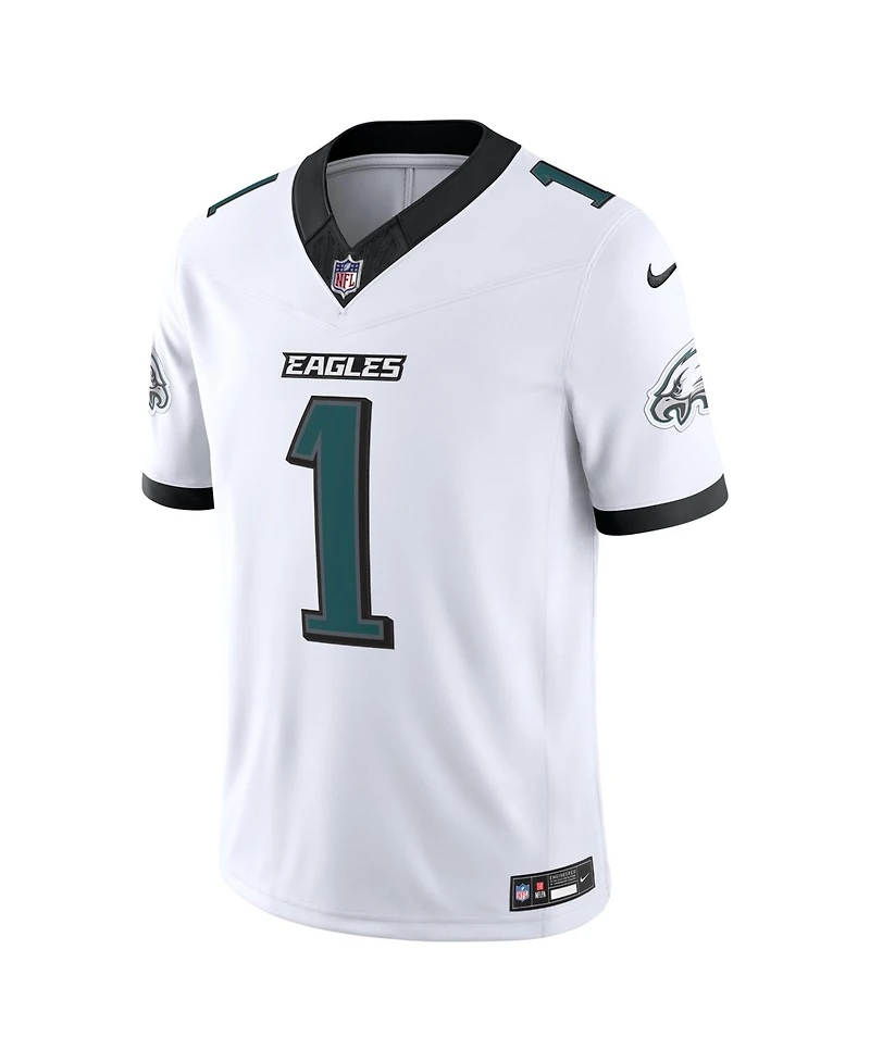 Nike Men's Jalen Hurts White Philadelphia Eagles Vapor F.u.s.e. Stitched Limited Jersey
