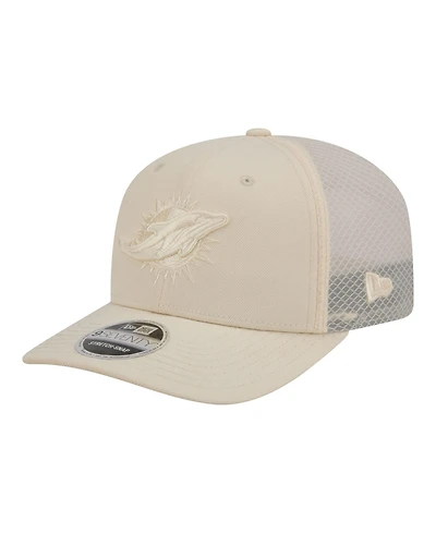 New Era Men's Cream Miami Dolphins Color Pack 9SEVENTY Adjustable Hat