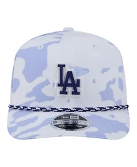 New Era Men's White Los Angeles Dodgers Camo Rope 9SEVENTY Adjustable Hat