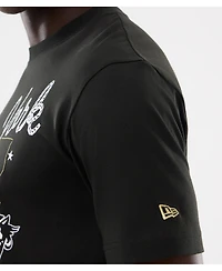New Era Men's Black York Yankees Injection Lifestyle Urban Ranchwear T-Shirt