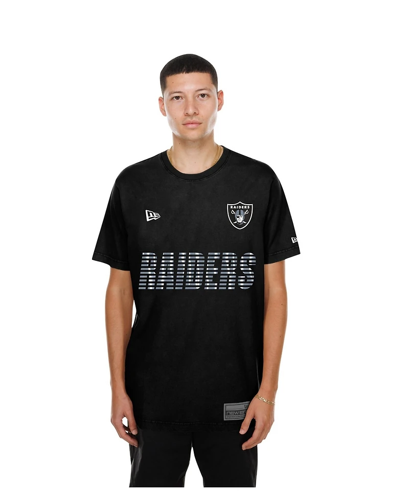 New Era Men's Black Las Vegas Raiders Match T-Shirt