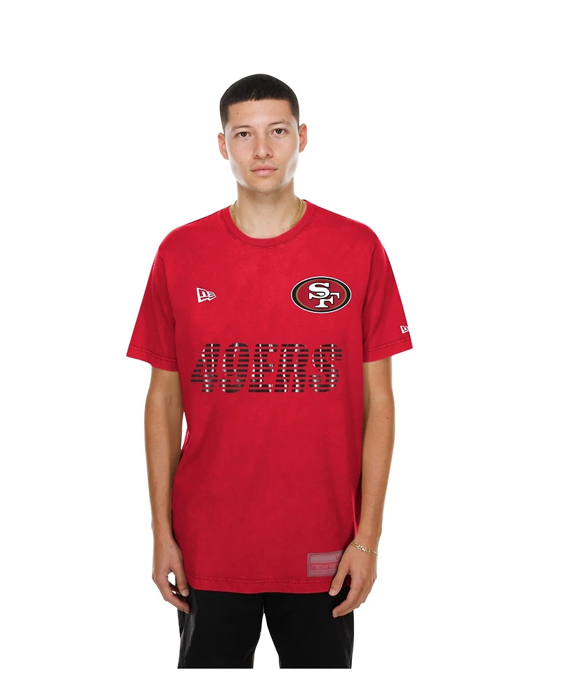 New Era Men's Scarlet San Francisco 49ers Match T-Shirt