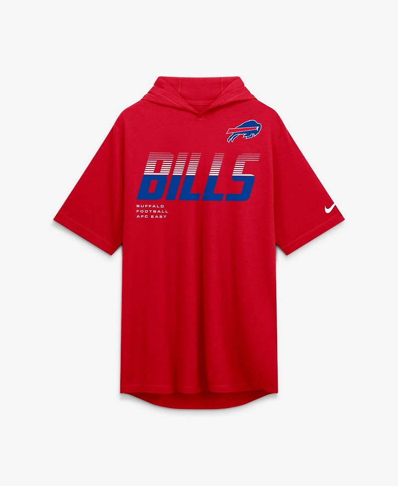 Nike Men's Red Buffalo Bills Tri-Blend Hooded T-Shirt